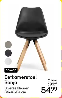 Leen Bakker Eetkamerstoel Senja aanbieding