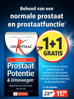 Lucovitaal ProstavitalⓇ Prostaat Potentie & Urinewegen™ 1* 2* aanbieding