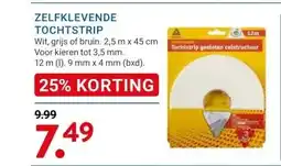 Kluswijs ZELFKLEVENDE TOCHTSTRIP aanbieding