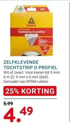 Kluswijs ZELFKLEVENDE OCHTSTRIP O PROFIEL aanbieding