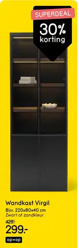 Leen Bakker Wandkast Virgil aanbieding