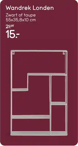 Leen Bakker Wandrek Londen aanbieding