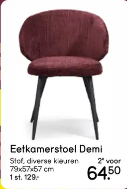 Leen Bakker Eetkamerstoel Demi aanbieding