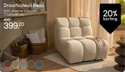 Leen Bakker Draaifauteuil Beau aanbieding