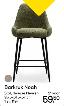 Leen Bakker Barkruk Noah aanbieding