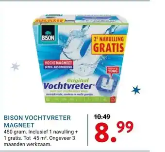 BISON VOCHTVRETER MAGNEET