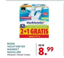 Kluswijs BISON VOCHTVRETER MAGNEET NAVULLING aanbieding