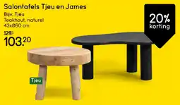 Leen Bakker Salontafels Tjeu en James aanbieding