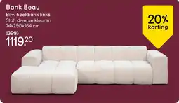 Leen Bakker Bank Beau aanbieding