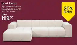 Leen Bakker Bank Beau aanbieding