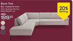Leen Bakker Bank Tom aanbieding
