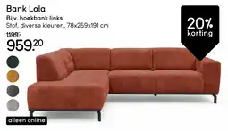 Leen Bakker Bank Lola aanbieding