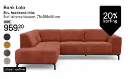 Leen Bakker Bank Lola aanbieding