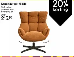 Leen Bakker Draaifauteuil Hidde aanbieding