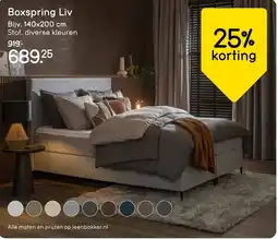 Leen Bakker Boxspring Liv aanbieding