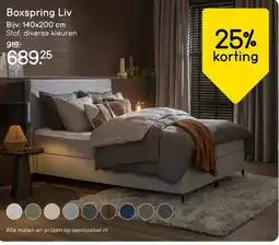 Leen Bakker Boxspring Liv aanbieding