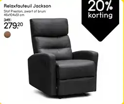 Leen Bakker Relaxfauteuil Jackson aanbieding