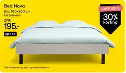 Leen Bakker Bed Nova aanbieding