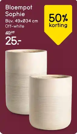 Leen Bakker Bloempot Sophie aanbieding