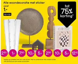 Leen Bakker Alle woondecoratie met sticker aanbieding