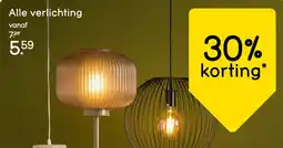 Leen Bakker Alle verlichting aanbieding