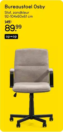 Leen Bakker Bureaustoel Osby aanbieding