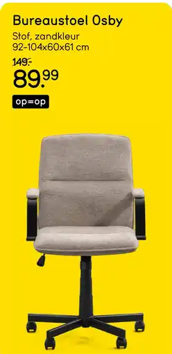 Leen Bakker Bureaustoel Osby aanbieding