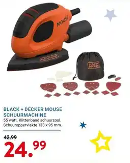 Kluswijs BLACK+DECKER MOUSE SCHUURMACHINE aanbieding