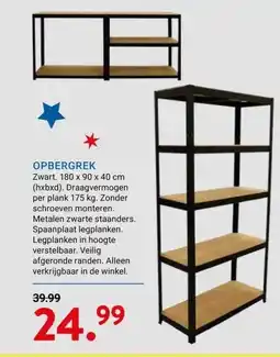 Kluswijs OPBERGREK aanbieding