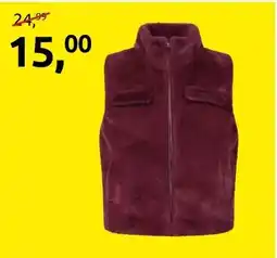 Jola Mode BODYWARMER BORDEAUX aanbieding