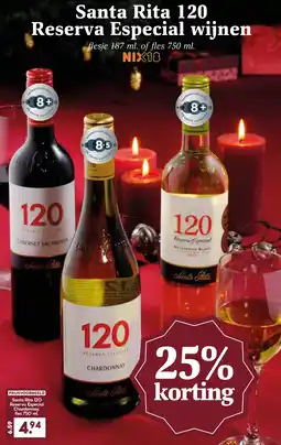CoopCompact Santa Rita 120 Reserva Especial wijnen aanbieding
