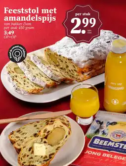 CoopCompact Feeststol met amandelspijs aanbieding