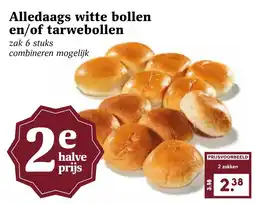 Coop Alledaags witte bollen en/of tarwebollen aanbieding