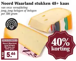 CoopCompact Noord Waarland stukken 48+ kaas aanbieding