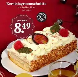 Coop Kerstslagroomschnitte aanbieding