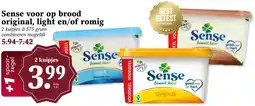 CoopCompact Sense voor op brood original, light en/of romig aanbieding