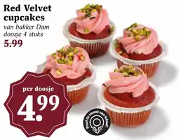 Coop Red Velvet cupcakes aanbieding