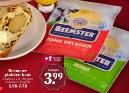 Coop Beemster plakken kaas aanbieding