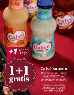 CoopCompact Calvé sauzen aanbieding