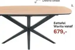 INHOUSE Eettafel Warita vanaf aanbieding