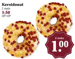 Coop Kerstdonut aanbieding