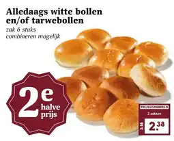 CoopCompact Alledaags witte bollen en/of tarwebollen aanbieding