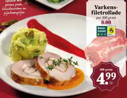 Coop Varkens- filetrollade aanbieding