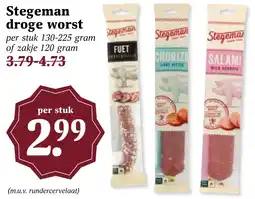 CoopCompact Stegeman droge worst aanbieding