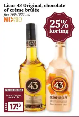 CoopCompact Licor 43 Original, chocolate of crème brûlée aanbieding