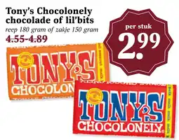CoopCompact Tony's Chocolonely chocolade of lil'bits aanbieding