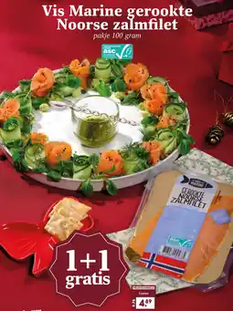 CoopCompact Vis Marine gerookte Noorse zalmfilet aanbieding