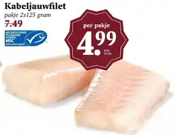 Coop Kabeljauwfilet aanbieding