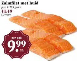 Coop Zalmfilet met huid aanbieding