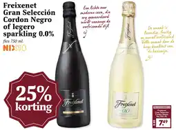 Coop Freixenet Gran Selección Cordon Negro of legero sparkling 0.0% aanbieding